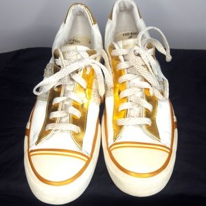 Pro-Keds (white & gold) sneakers